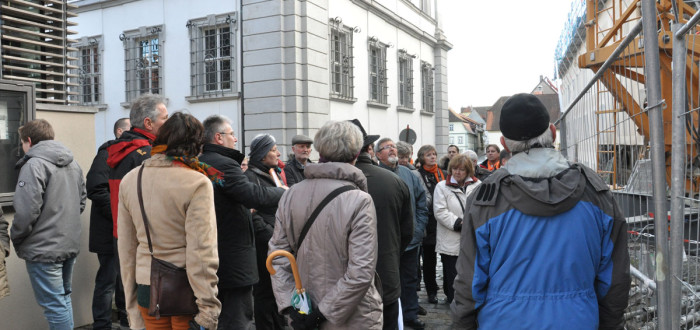 Interessanter Rundgang und Einblicke in und um das neue Dienstleistungszentrum